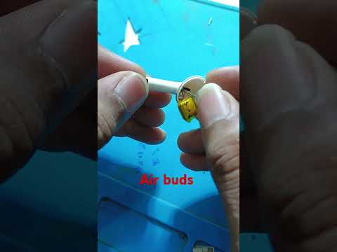 Inside of airbuds #viralvideo #repair #experiment