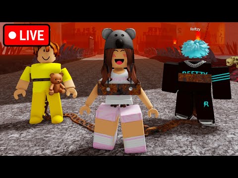 Playing ROBLOX CHAINED TOGETHER + Come join me!!