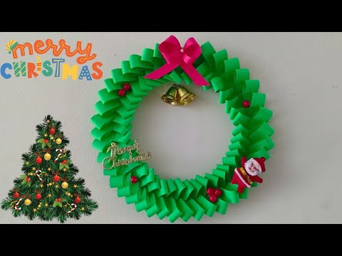 I Made a Christmas Wreath Out of Paper