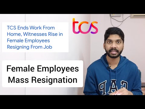 TCS Female Employees Mass Resignation due to Return to office Policy ? (Telugu)