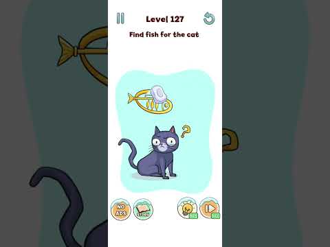 Rainbow dop 🌈 🏳️‍🌈  | #shorts #rainbowdop | Level 127 Find fish for the 🐈  cat