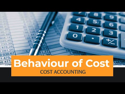 Cost Accounting for CA- IPCC (Behaviour of Cost)