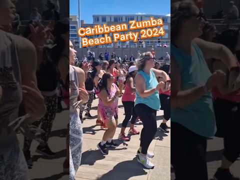 Caribbean Zumba Beach Party In Scheveningen! #beachparty #zumbafitness #dancefestival