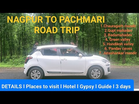 Pachmari ROADTRIP 2024 l Places to visit  l Bada mahadev mandir l Bee falls l Pachmari Hill station