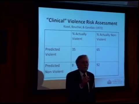 John Monahan presents Sentencing, Risk Assessment, & Re-Offending Stanford, March, 2013