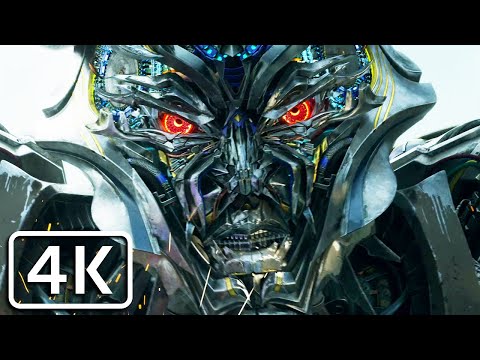 Transformers: Age of Extinction - Galvatron vs Optimus Prime Scene [4K]