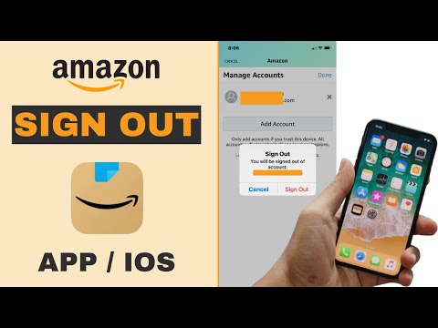 Sign out of Your Amazon App on iPhone - 2023