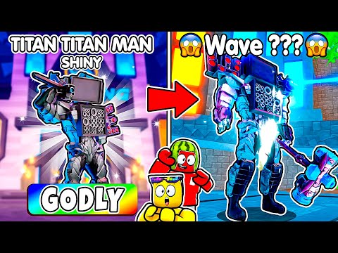 Unlocking TITAN TITAN MAN In Toilet Tower Defense