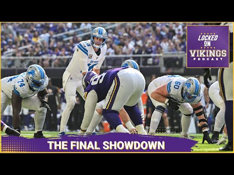 Minnesota Vikings Vs Detroit Lions For All The Marbles