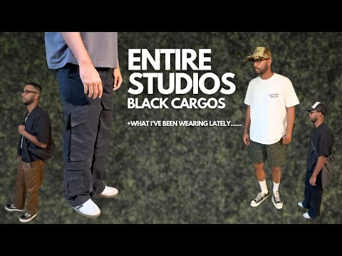 Entire Studios Cargo Pants Review + Casual Mens Streetwear Outfits