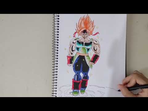 Drawing Bardock ssj Fury (Dragon Ball Z)