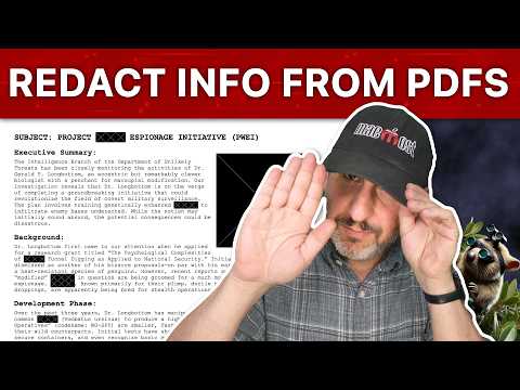 Redact Text and Images In PDFs Using Preview