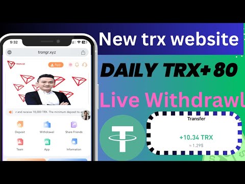 Best Tron.GR Mining site | daily income website | best trusted Earning site