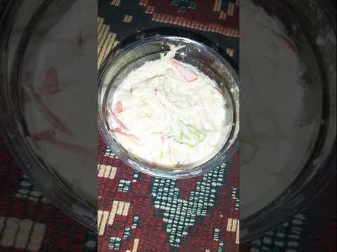 Kababjees ki bas coleslaw sahi hai #khushimemonvlogs