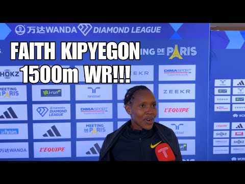 1500M WORLD RECORD!! Faith Kipyegon SMASHES the WR with 3:49.04 | Paris Diamond League