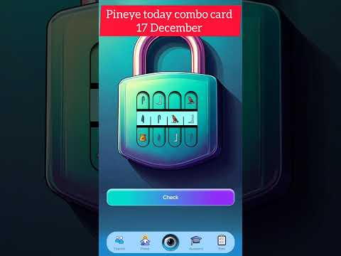 PINEYE 17 DECEMBER COMBO CARD