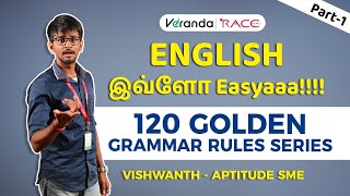 English - 120 Golden Grammar Rules | Part 1 | Error Spotting | Bank, SSC, All Exams | Veranda Race