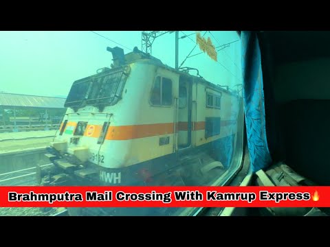 First Crossing of Brahmputra Mail After Departing from Kamakhya🔥