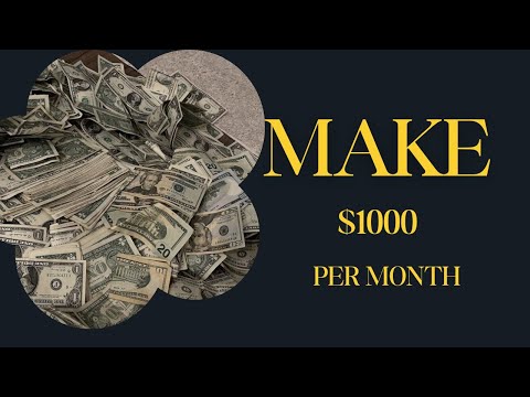 Side hustle ideas to make up to $1000/ month  #sidehustleideasforextramoney