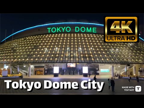 【4K】Tokyo Dome City & Korakuen Hall - Tour - November 2022