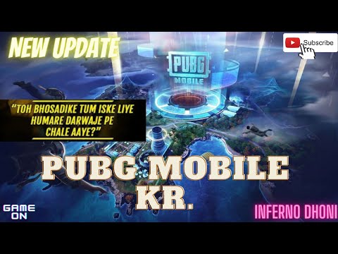 PUBG MOBILE new update | 1st montage of Korean version | Inferno Dhoni | #pubmobile #pubg #montage