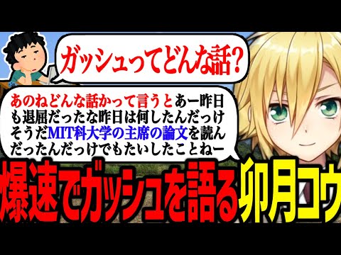 散々嘘ばかり喋った後、爆速でガッシュの粗筋を語る卯月コウ【にじさんじ/切り抜き】