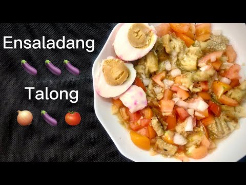 How to cook Ensaladang Talong #eggplantrecipe