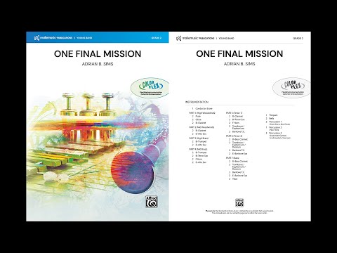 One Final Mission (ColorFlex), by Adrian B. Sims – Score & Sound