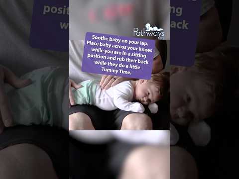 0-3 Month Baby: Tummy Time on Your Lap #shorts