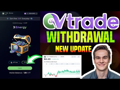 CV Trade Withdraw Kaise Kare | Cv Trade Withdrawal New Update | CV Trade Teligram | Cv Trade Tokens