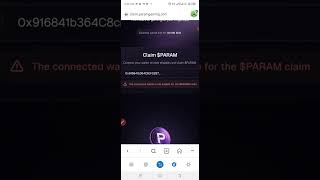 PARAM AIRDROP CLAIM