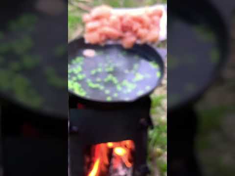 #asmr #forestcamping #forestcooking #woodstove #cookyourself #stove