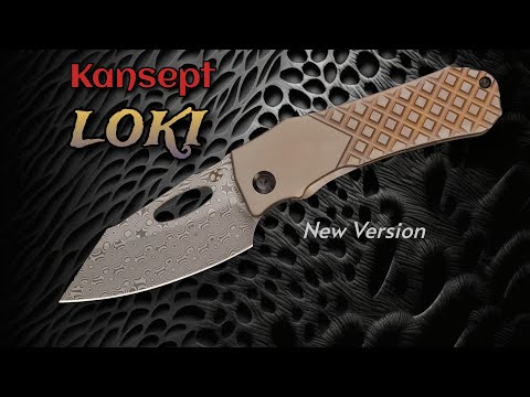 Kansept Loki V2 Solid Small Framelock - Design by Steven Dunnuck!