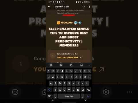 SLEEP SMARTER: SIMPLE TIPS TO IMPROVE REST AND BOOST PRODUCTIVITY | Memefi New video code #memefi