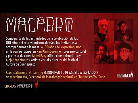 Charlas Macabro | 100 años del expresionismo alemán