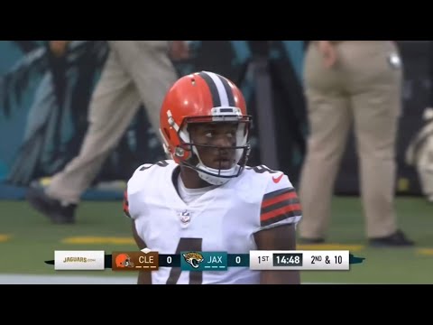 Deshaun Watson’s FIRST NFL game since 2020 (Browns vs Jaguars Preseason highlights)