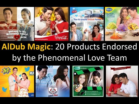 AlDub Magic: 20 Products Endorsed by the Phenomenal Love Team