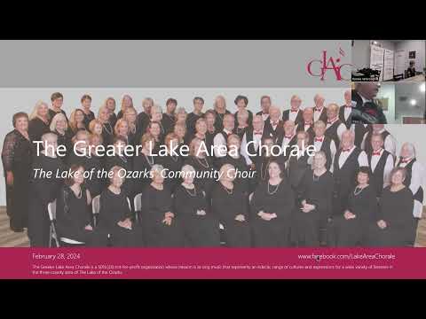 racy Garrett, Director of the Greater Lake Area Chorale