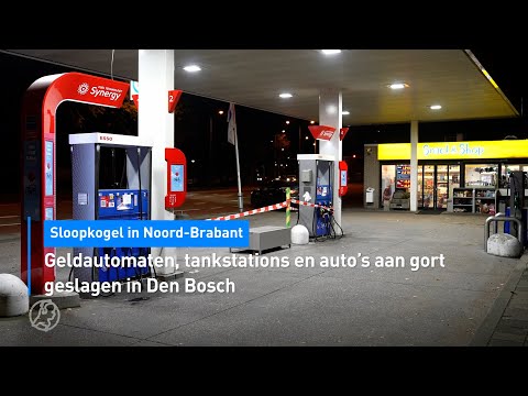 Geldautomaten, tankstations en auto's aan gort geslagen in Den Bosch | Hart van Nederland