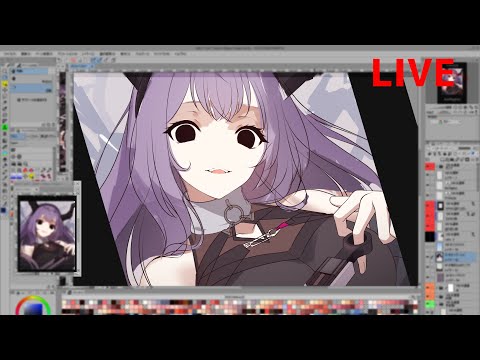 【Live】2時間で塗りを整える　アークナイツ　ティフォン　Arknights Typhon【天川支月】