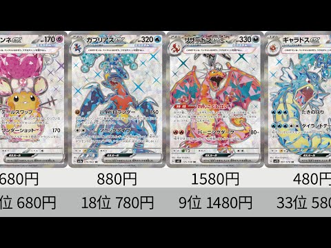 【ポケカ】 最新！2023年収録SR全種販売価格ランキング！ 24年11月【Pokemon TCG】All SR card in 2023 ranking.