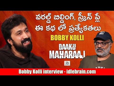 Jeevi interviews director Bobby Kolli for #DaakuMaharaaj film - idlebrain.com