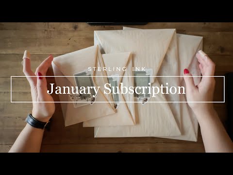 Sterling Ink - January Subscription Reveal | Featuring All Sub Kit Options