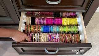 DIY Bangle Organizer - How to organize Indian Bangles