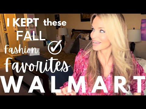 Walmart Try On Haul Fall  2022-Walmart Favorite Fashion Finds- What I Kept-Style over 40