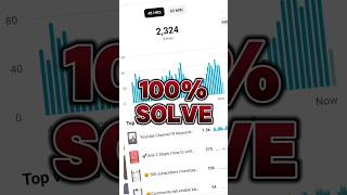 How to Fix Views Down Problem 😕| 100% SOLVE 🤯| Youtube views down problem | #shorts #viral