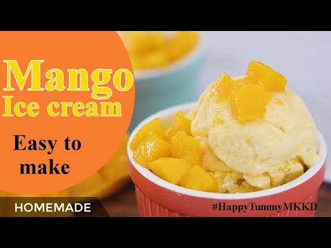 Mango Ice cream | 3 ingredients only | Easy steps