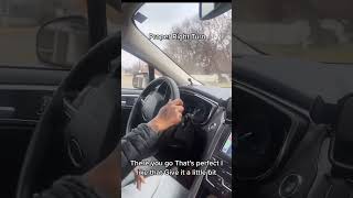 Proper hand over hand steering technique #rulesoftheroad #studentdriver detroitbusiness #drivereduca