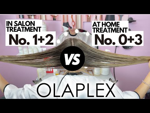 WHAT IS OLAPLEX? (Olaplex SALON TREATMENT N1&2 vs HOME TREATMENT N0&3)