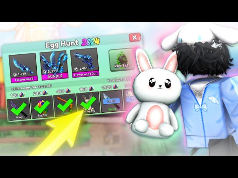 I GOT ALL EASTER MM2 UPDATE ITEMS!! (Murder Mystery 2)